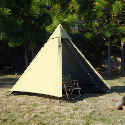 Pyramid camping tent