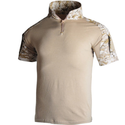 Shirt with velcro patch military