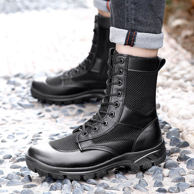 side zip tactical boots