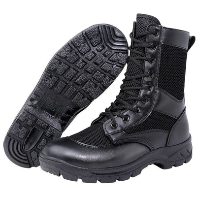 side zip tactical boots