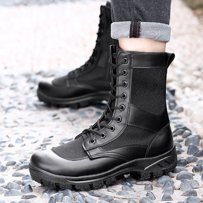 side zip tactical boots