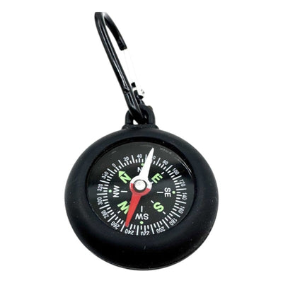 Silicone clip-on mini compass