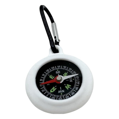 Silicone clip-on mini compass