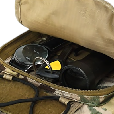 Sling bag with MOLLE system