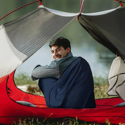 Soft sleeping bag liner