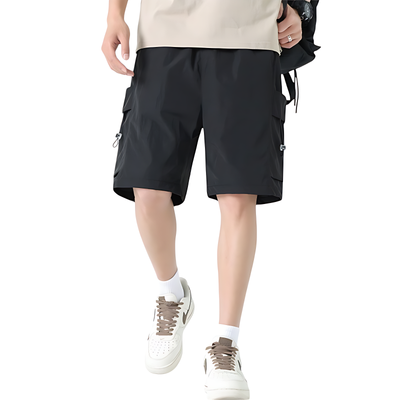 Stretch men hiking cargo shorts