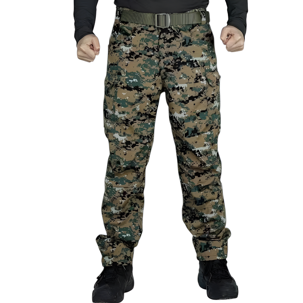 Tactical camo cargo pants