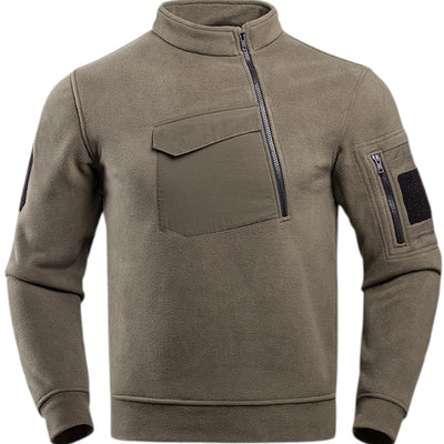 Tactical winter fleece pullover