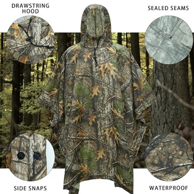 waterproof hooded poncho