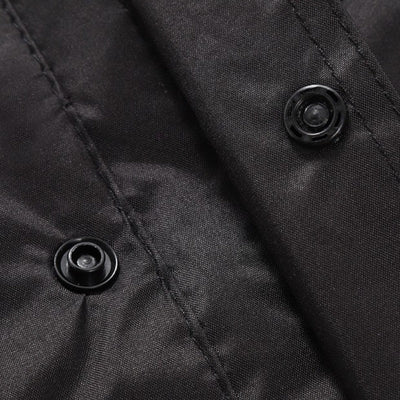 Waterproof poncho black