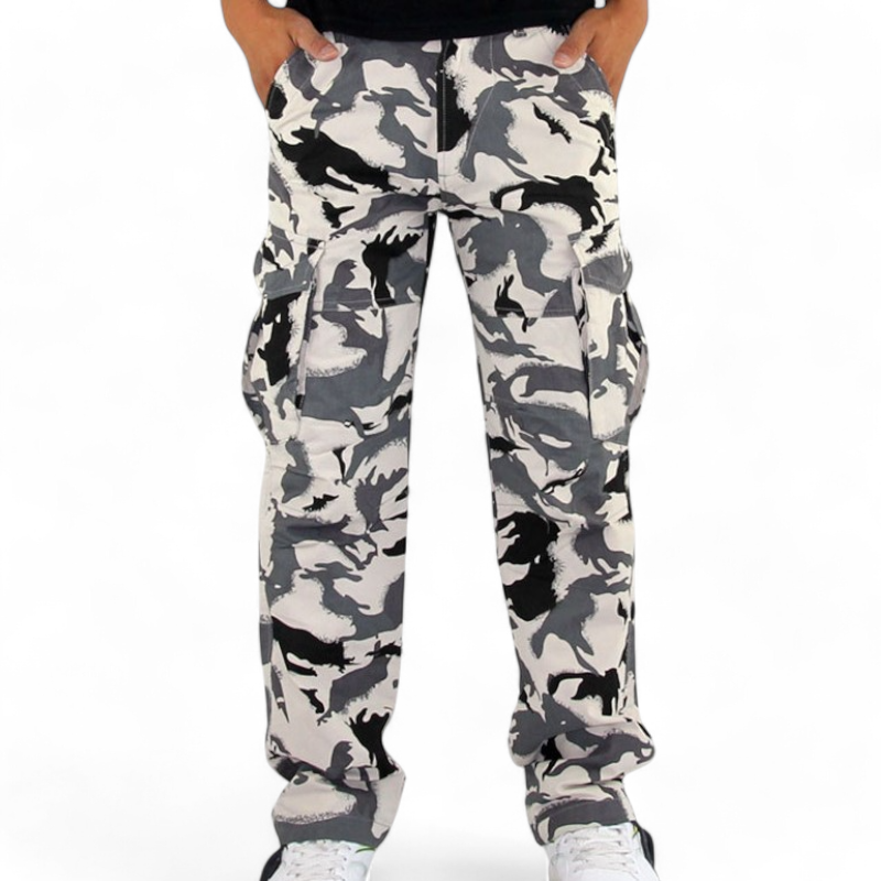 White Army Cargo Pants