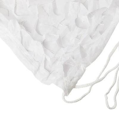 White camouflage netting