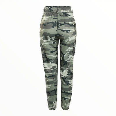 Womens camo combat trousers